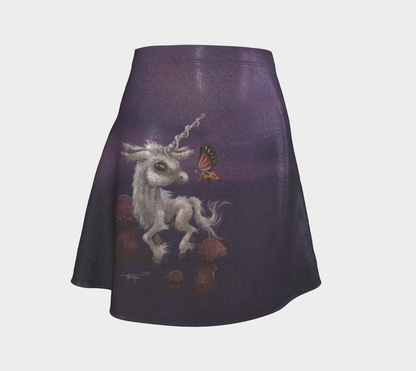 Dark Unicorn sparkle flare skirt