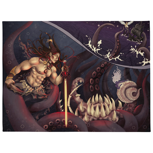 Cain vs. Soul eater - Throw Blanket